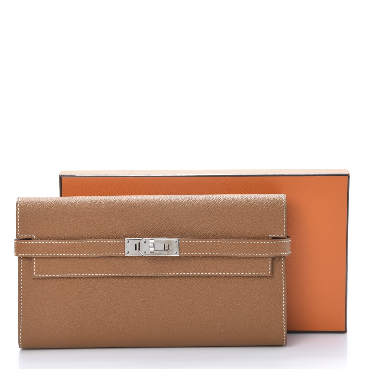 Epsom Kelly Longue Wallet Gold