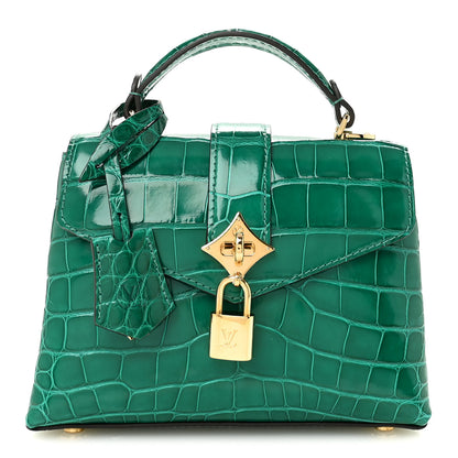 Louis Vuitton Alligator Rose Des Vents Mini Emeraude 1 of 9