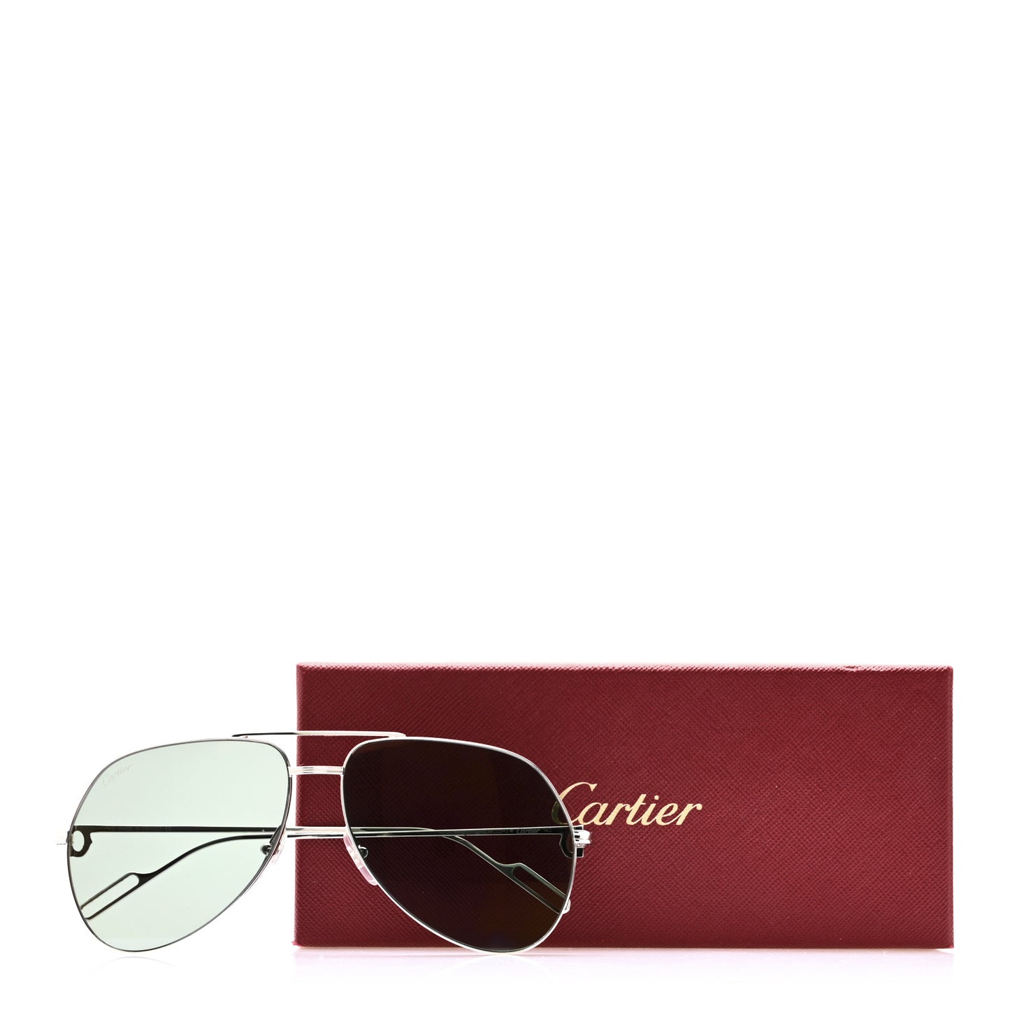 Santos Aviator Sunglasses CT0110S Silver