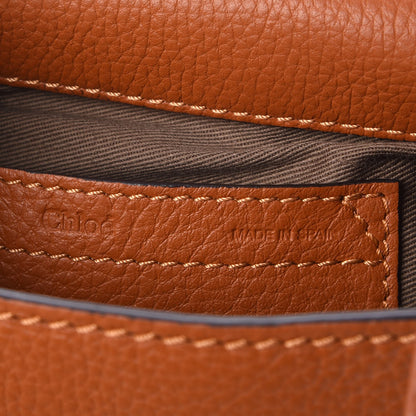 Chloe Calfskin Mini Marcie Round Crossbody Bag Tan 6 of 7