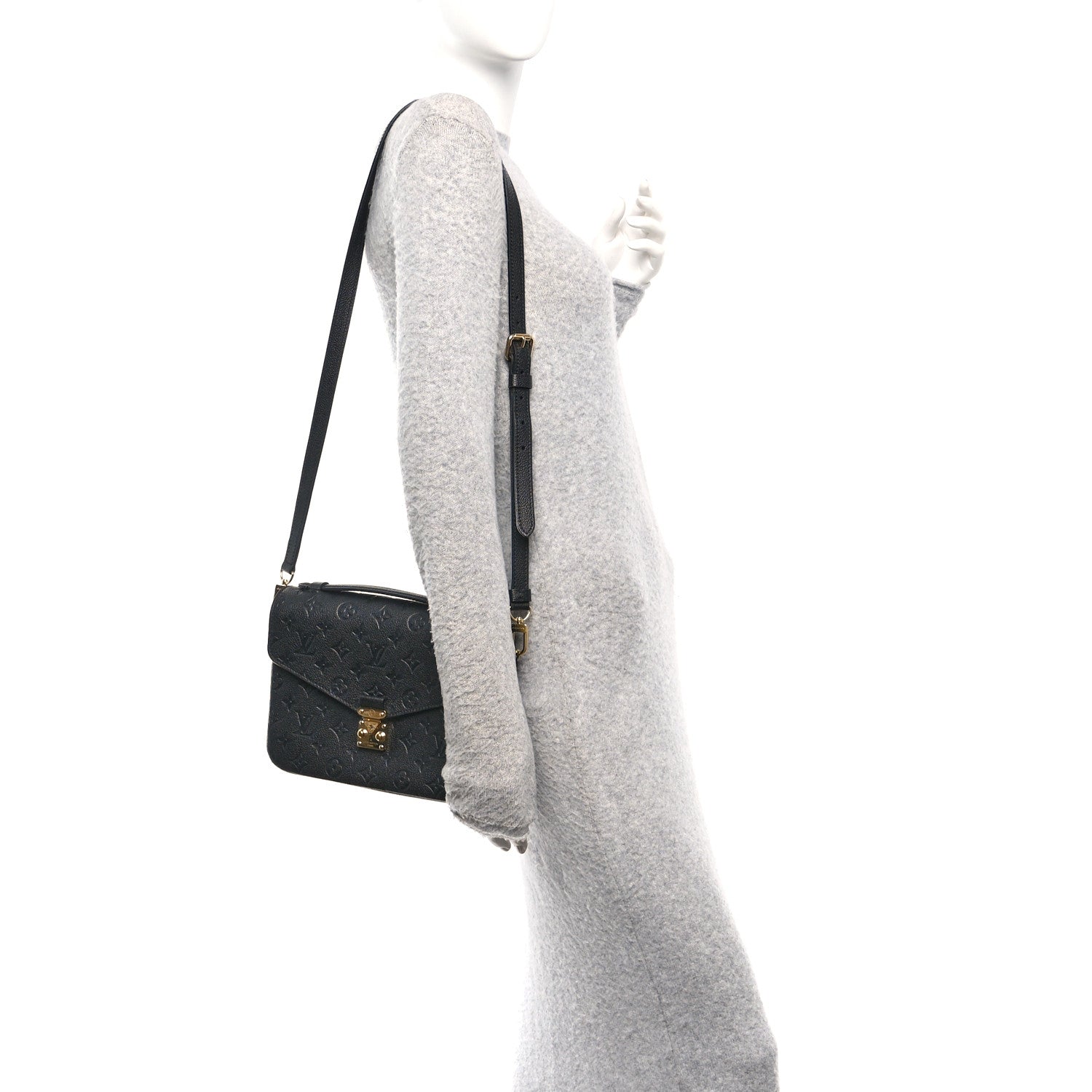 Louis Vuitton Empreinte Pochette Metis Black  Black 2 of 10