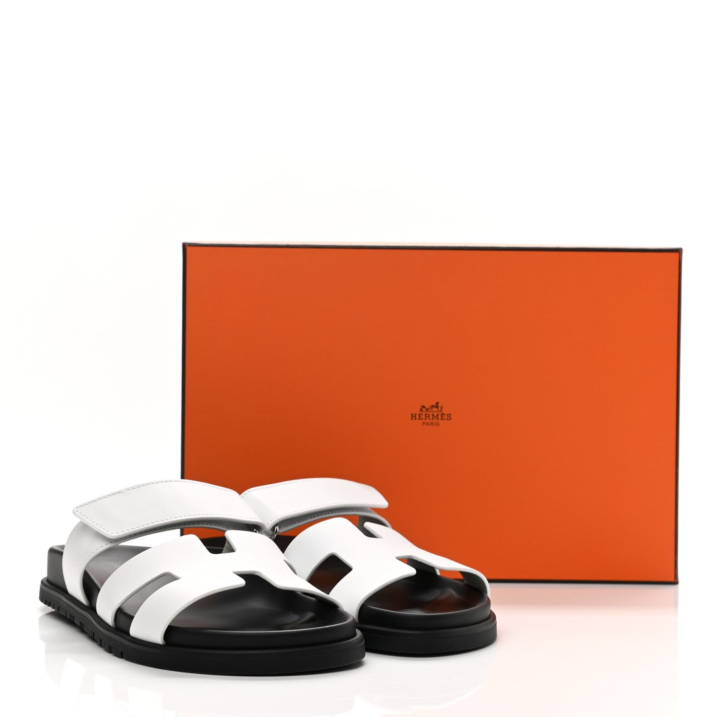Calfskin Womens Chypre Sandals 36 White