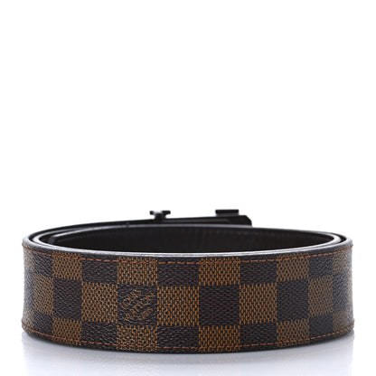 Louis Vuitton Damier Ebene 40mm LV Initiales Belt 85 34 2 of 8
