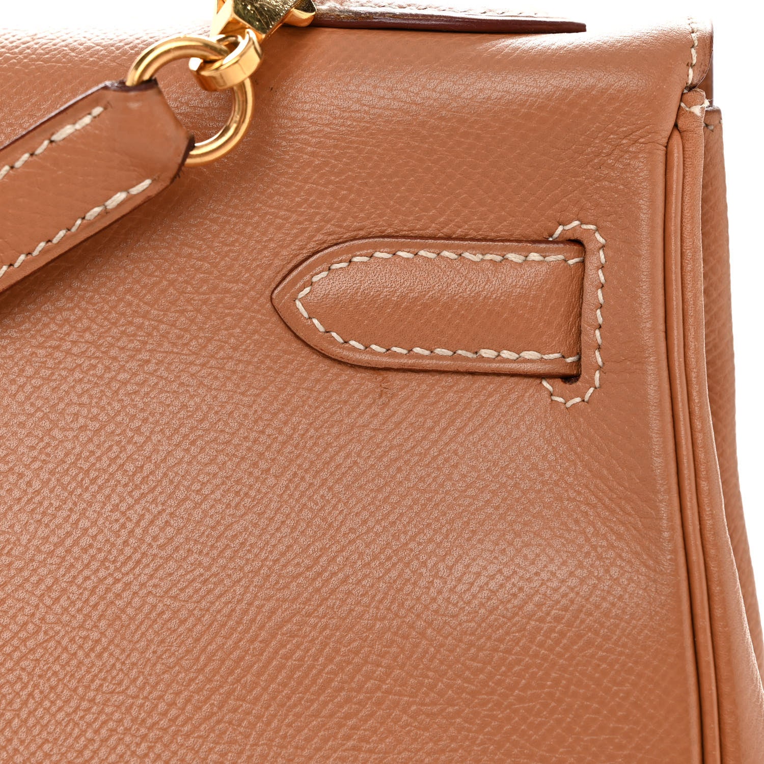 Hermes Courchevel Kelly Retourne 32 Naturelle 13 of 16