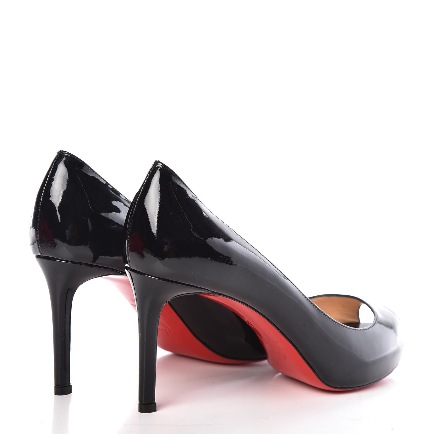 Christian Louboutin Patent No Matter 85 Pumps 39 Black 4 of 7