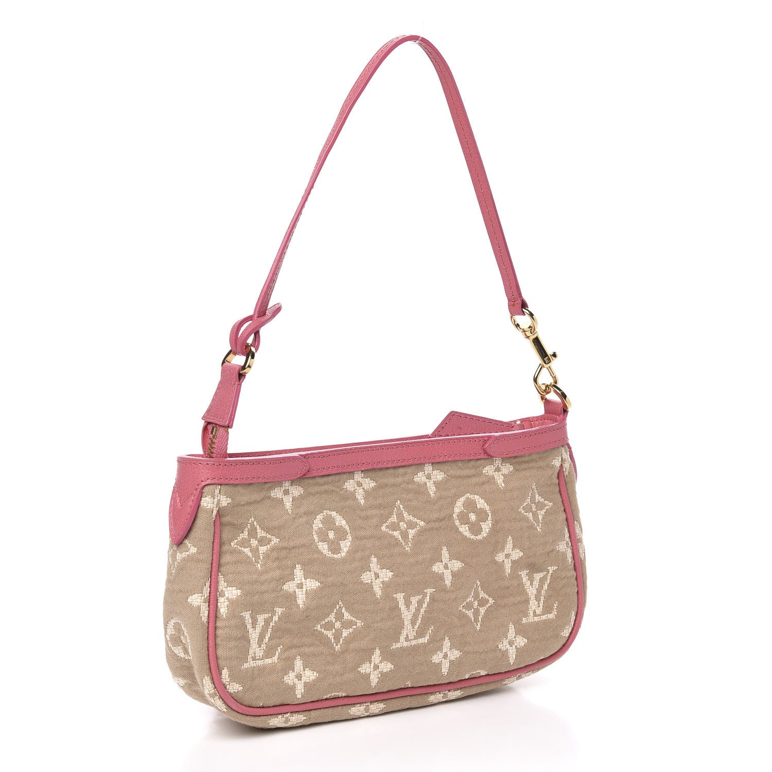 Louis Vuitton Monogram Sabbia Pochette Accessories Rose 3 of 12
