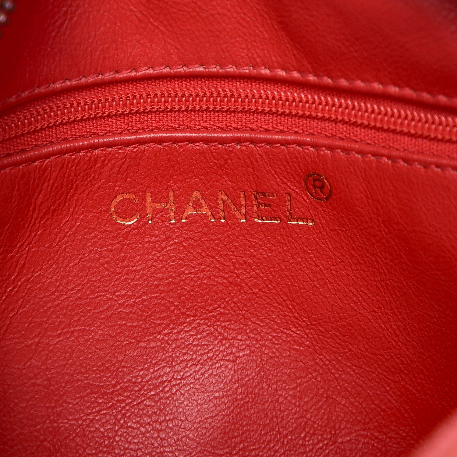 Chanel Caviar Quilted Camera Case Red 6 of 9