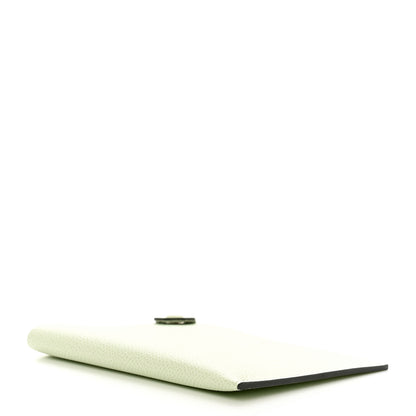 Hermes Epsom Tarmac PM Passport Holder Vert Fizz 4 of 7