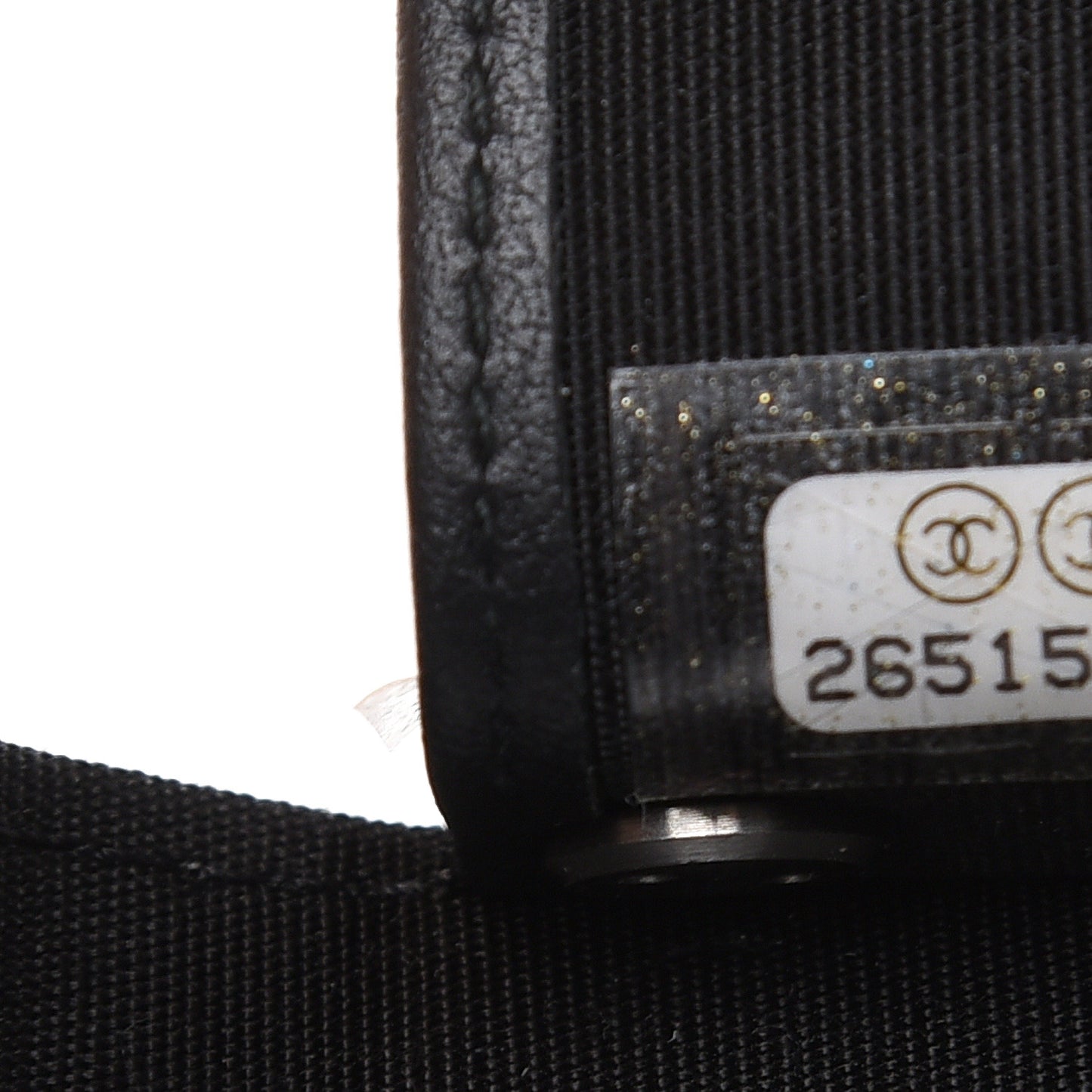 Calfskin Quilted 4 Key Holder Boy Flap Black
