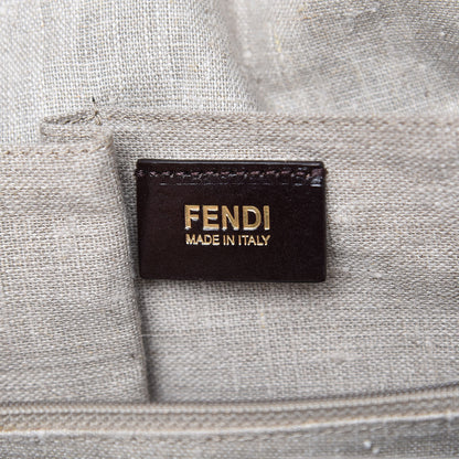 Fendi Pequin Cuoio Vegetale 2Bag Tobacco Rosso Blue Mirto Miele 9 of 25