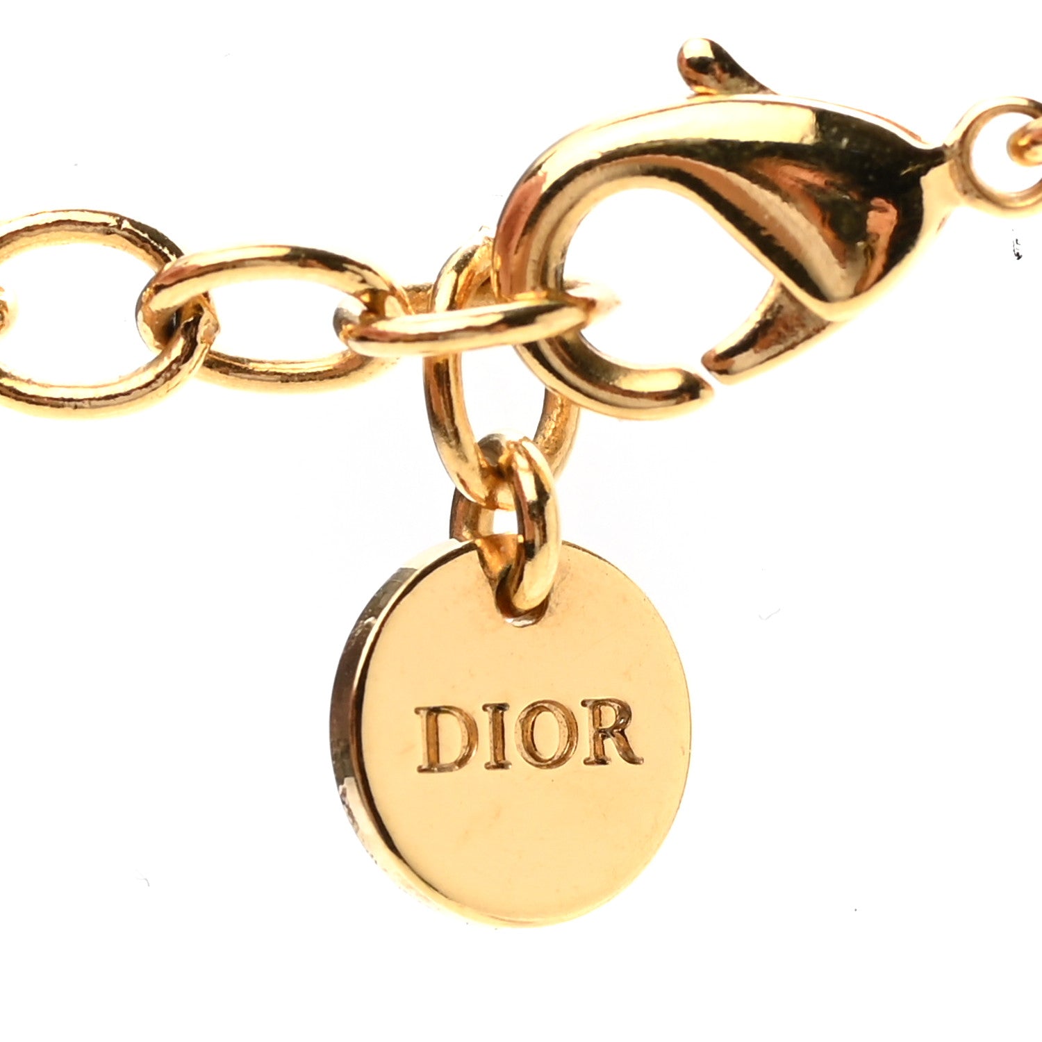 Christian Dior Metal Lacquer Dio(r)evolution Necklace Gold 6 of 6