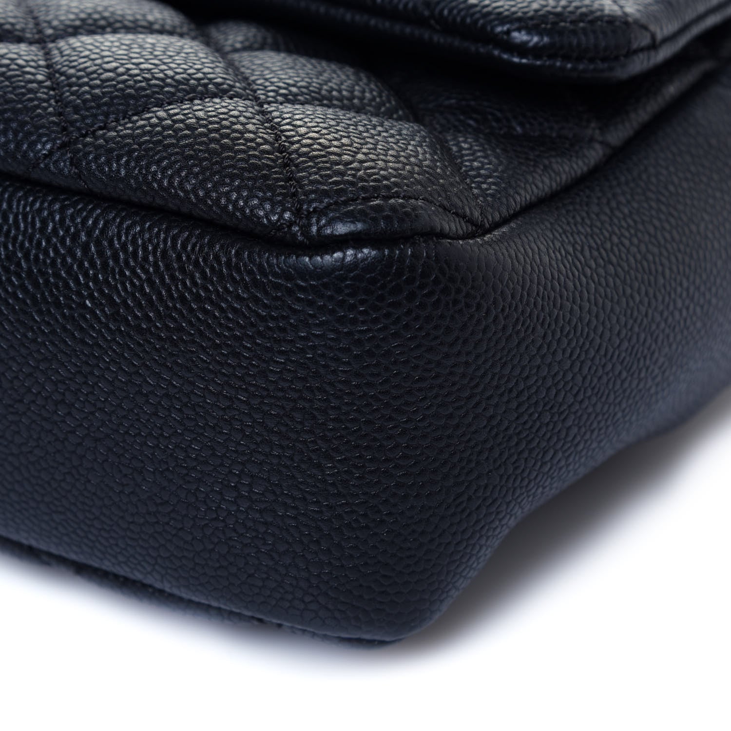 Chanel Caviar Quilted Jumbo Easy Flap Black 10 of 12