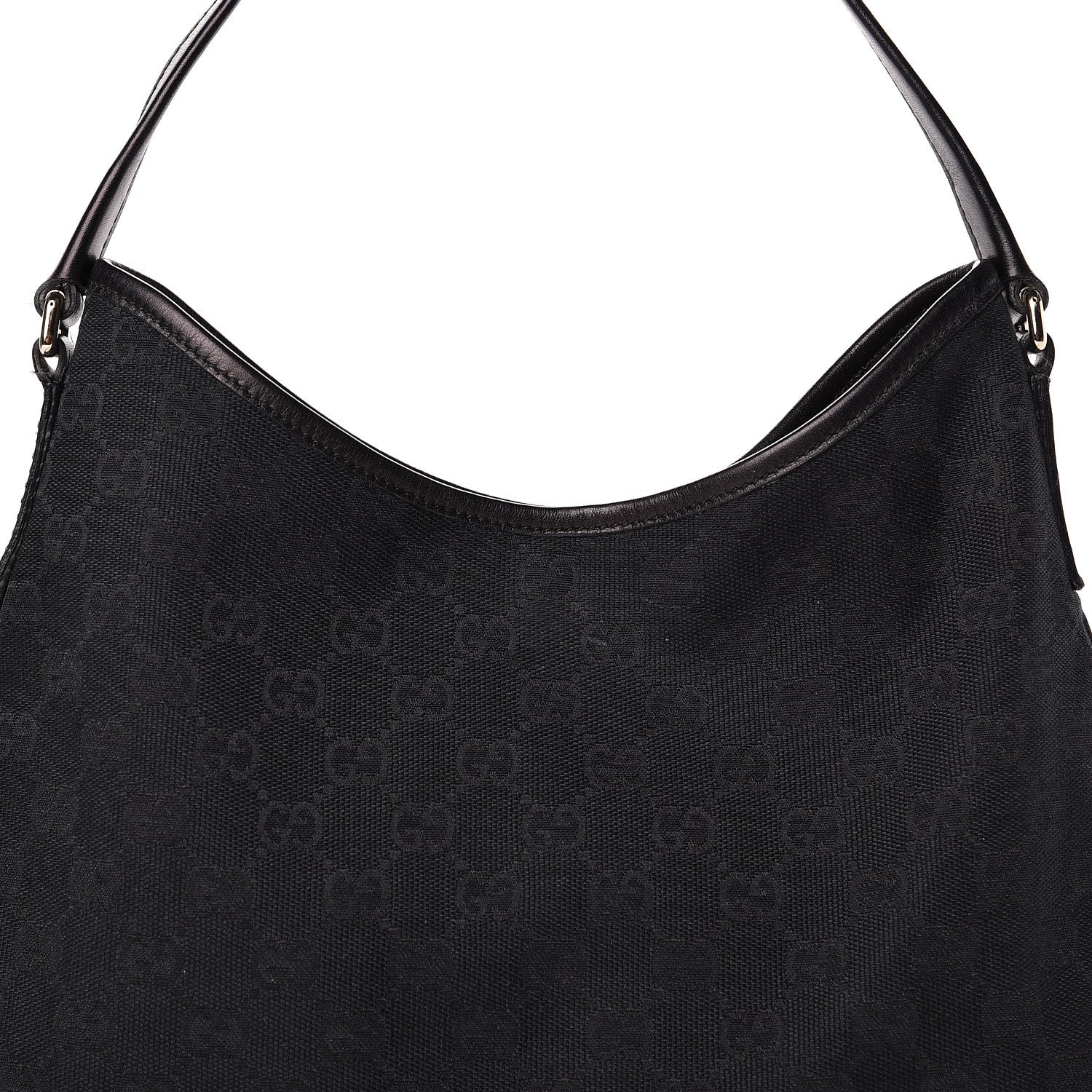 Gucci Monogram Medium New Britt Hobo Black 13 of 13