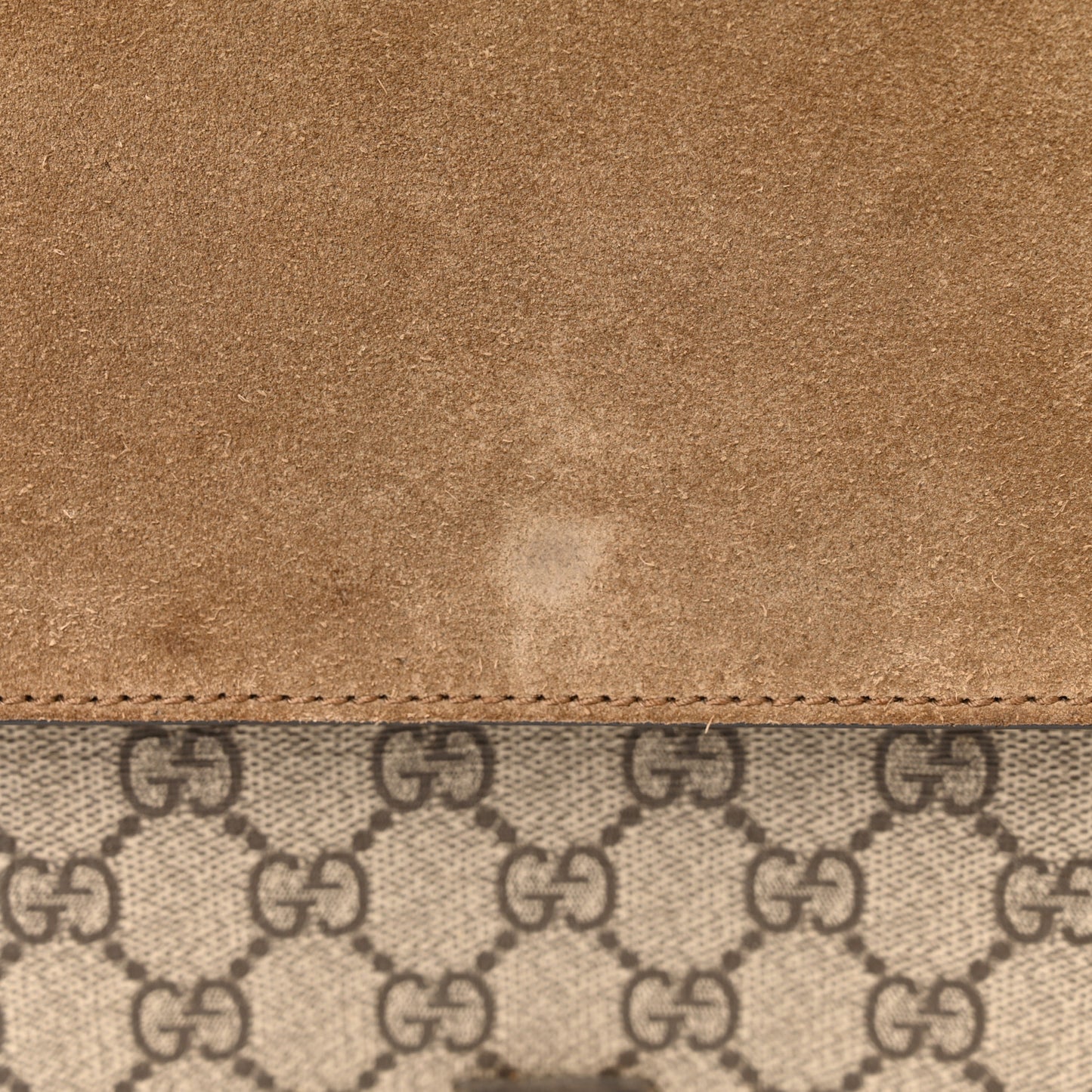 GG Supreme Monogram Medium Dionysus Shoulder Bag Taupe