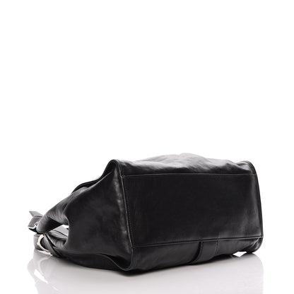 Gucci Calfskin Medium Soft Stirrup Shoulder Bag Black 4 of 7