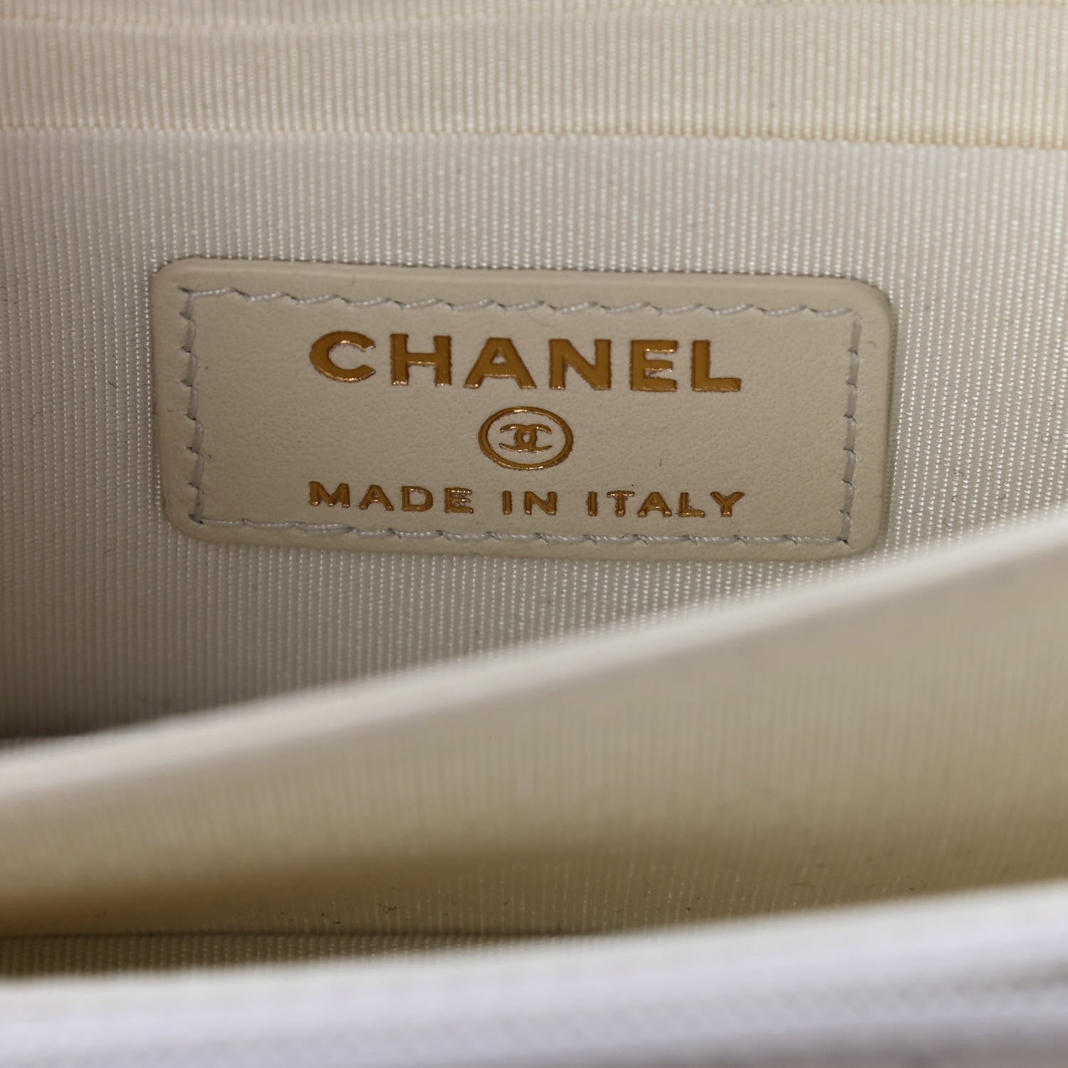 Chanel Calfskin Quilted Mini Maxi Pearls Wallet On Chain WOC White 5 of 11