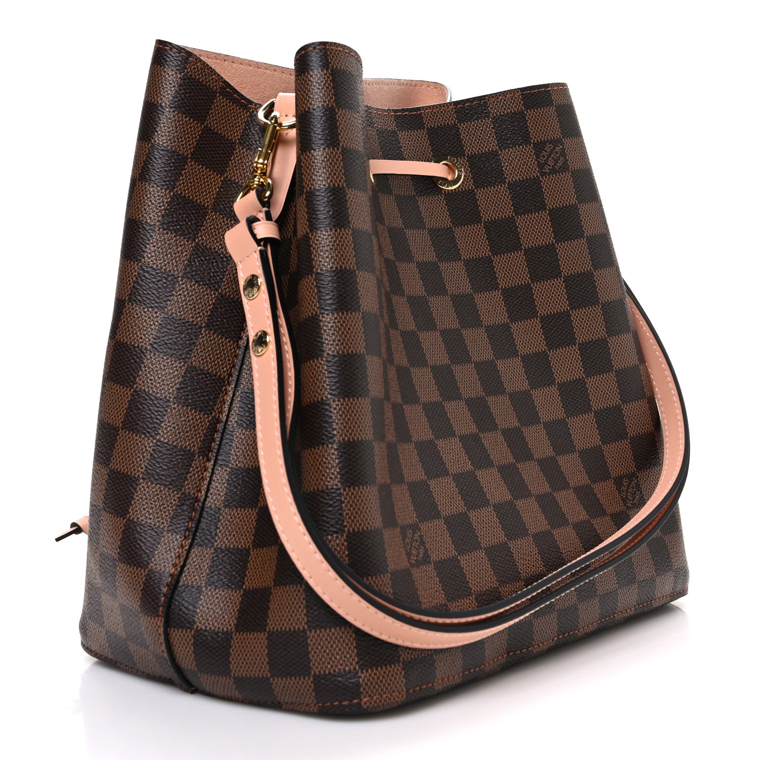 Louis Vuitton Damier Ebene Neonoe MM Venus Pink 3 of 10