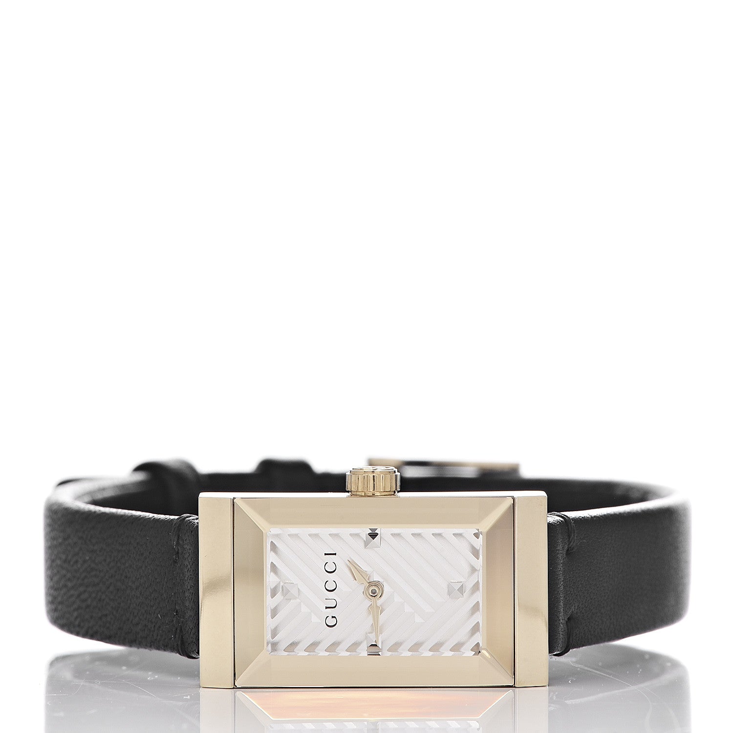 Gucci Stainless Steel Calfskin 14mm G-Frame Quartz Watch 3 of 10