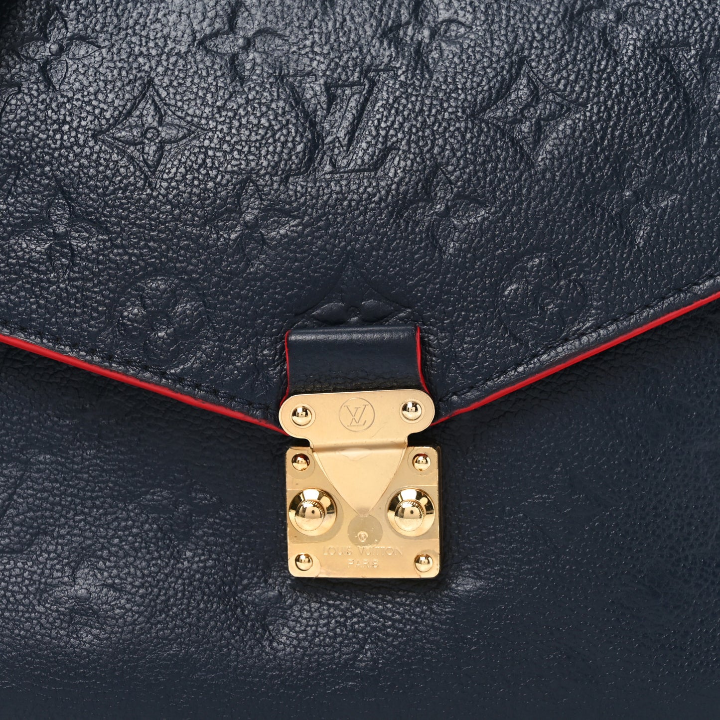 Empreinte Pochette Metis Marine Rouge