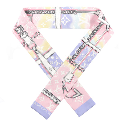 Louis Vuitton Silk Monogram Escale Confidential Bandeau Pink 1 of 3