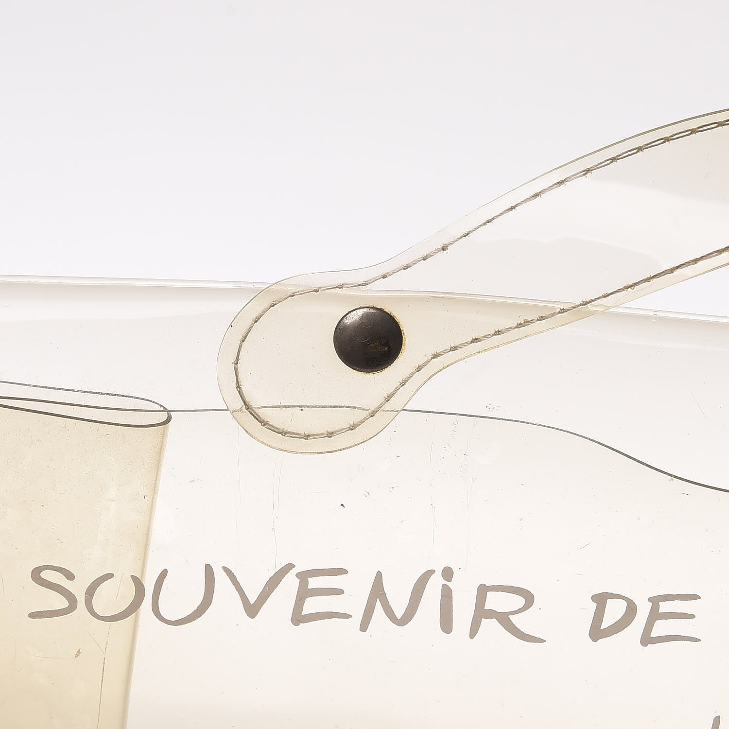 Hermes Vinyl Souvenir De L'Exposition Kelly Transparent 17 of 18
