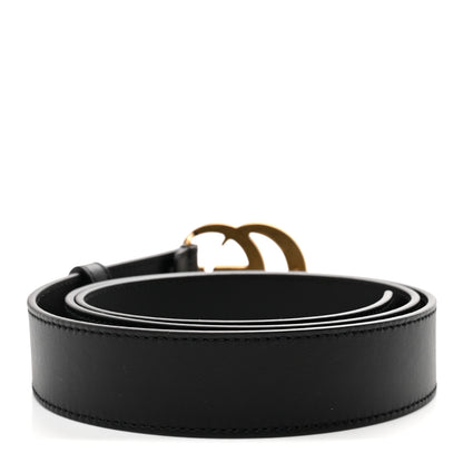 Gucci Calfskin Double G 30mm Belt 95 38 Black 2 of 5