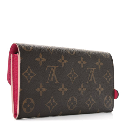 Louis Vuitton Monogram Bloom Flower Emilie Wallet 3 of 7