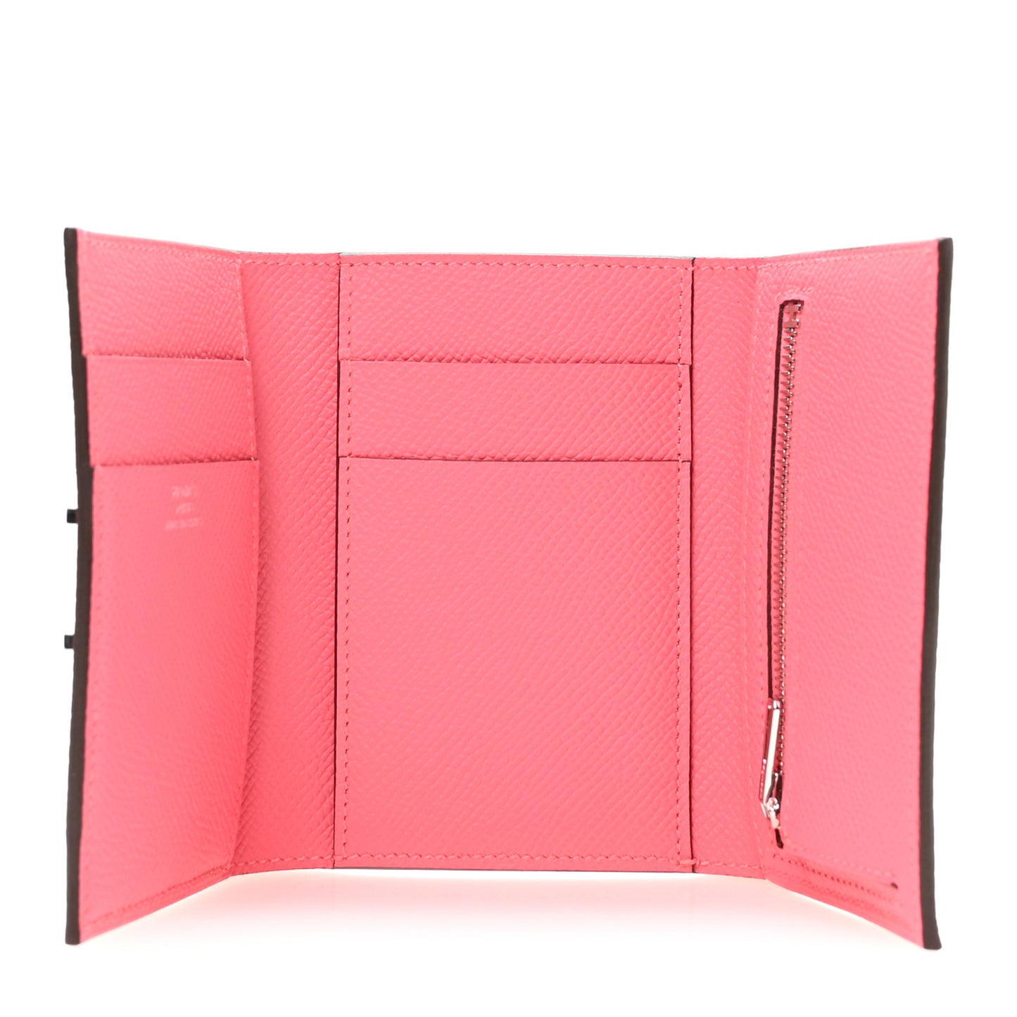 Epsom Tri-Fold Compact Bearn Wallet Rose Lipstick