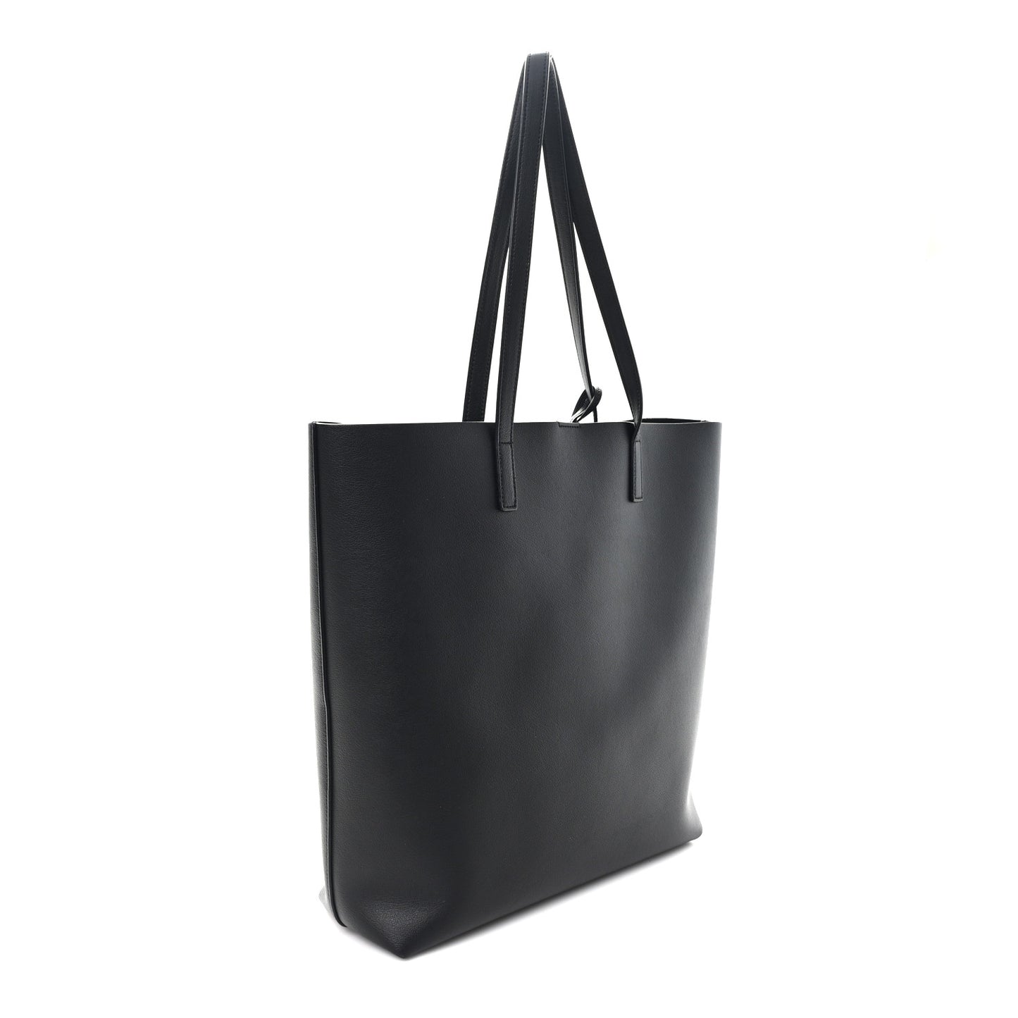 Calfskin North-South Shopping Tote Black