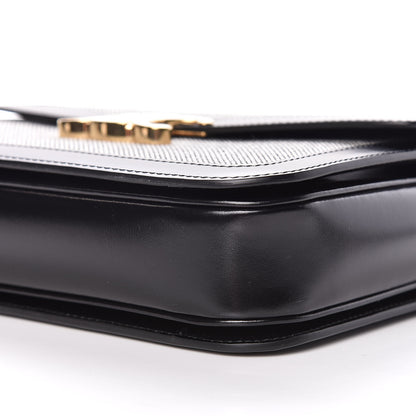 Celine Textile Natural Calfskin Large Triomphe Black 9 of 9