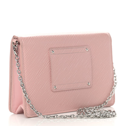 Louis Vuitton Epi Twist Belt Chain Wallet Rose Ballerine 3 of 16