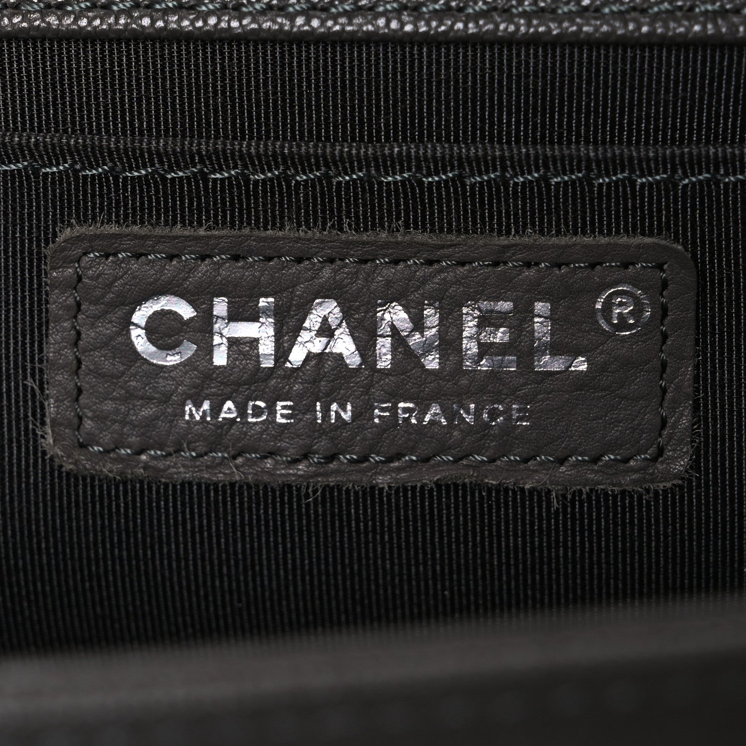 Chanel Caviar Quilted Medium Boy Flap Dark Grey 6 of 10