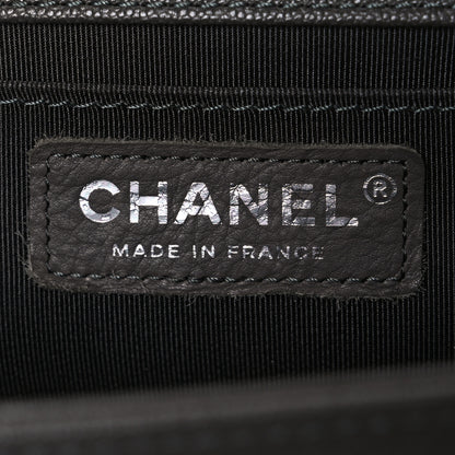 Chanel Caviar Quilted Medium Boy Flap Dark Grey 6 of 10