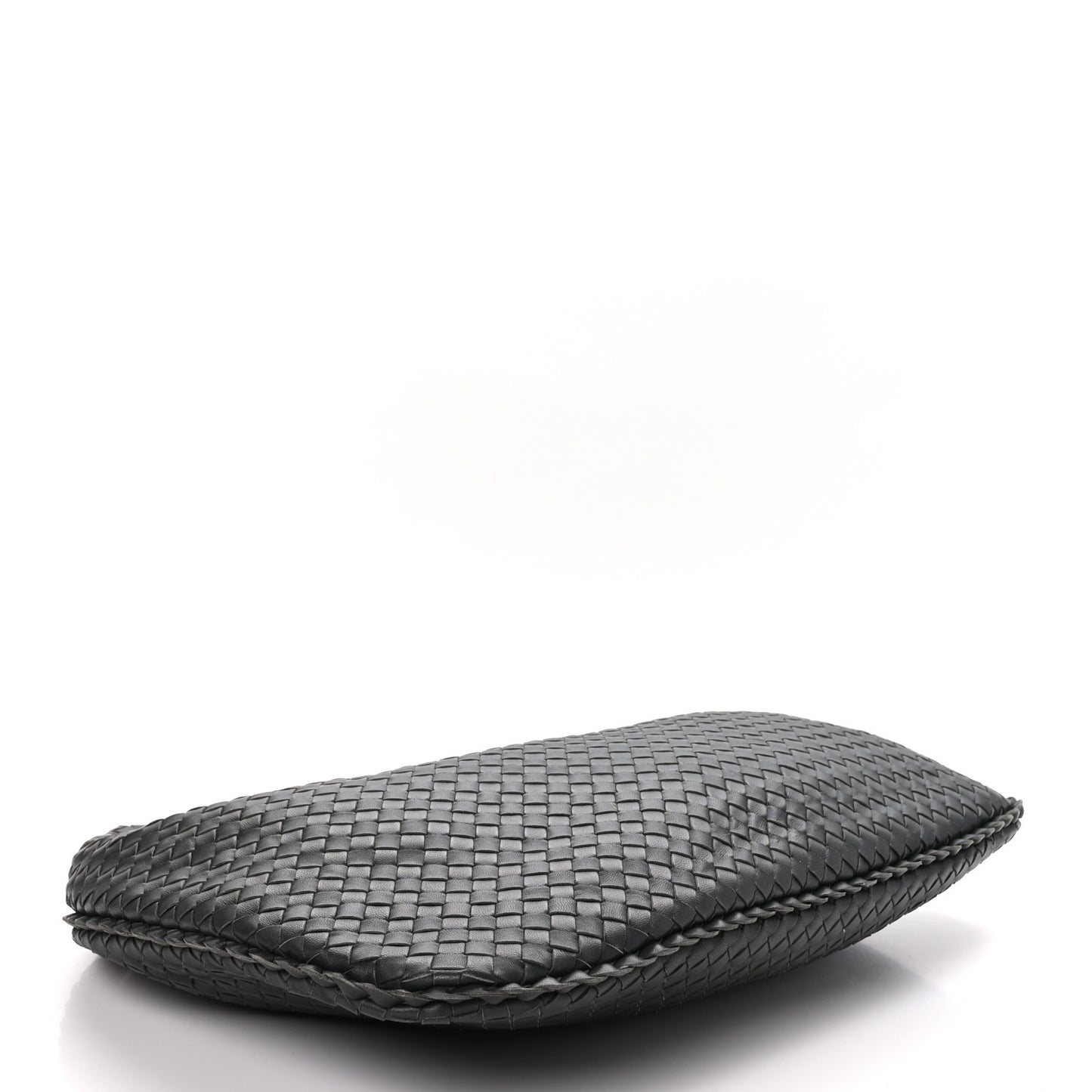 Nappa Intrecciato Large Veneta Hobo Grey