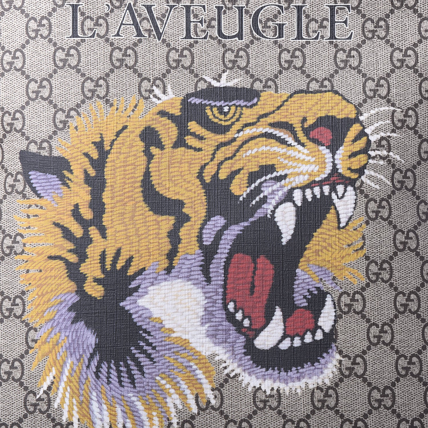 Gucci GG Supreme Monogram L'Aveugle Par Amour Print Dome Backpack 9 of 9