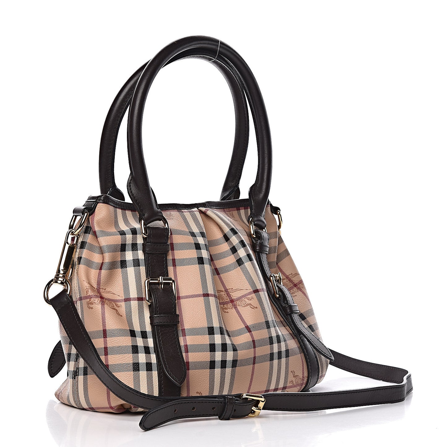 Haymarket Check Small Northfield Tote Chocolate