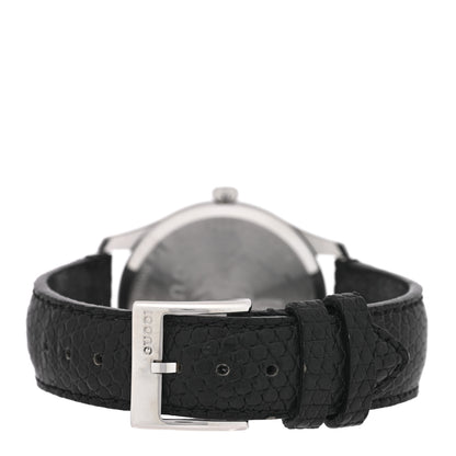 Gucci Stainless Steel Lizard 36mm G-Timeless Moonphase Star Planet Quartz Watch Black 3 of 5