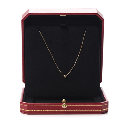 Cartier 18K Yellow Gold Diamond XS D'Amour Pendant Necklace 6 of 6