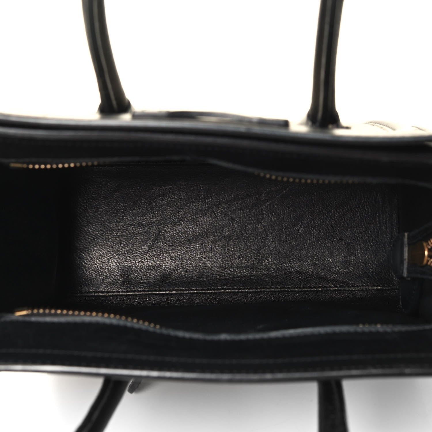 Celine Felt Smooth Calfskin Nano Tri-Color Luggage Beige 4 of 4