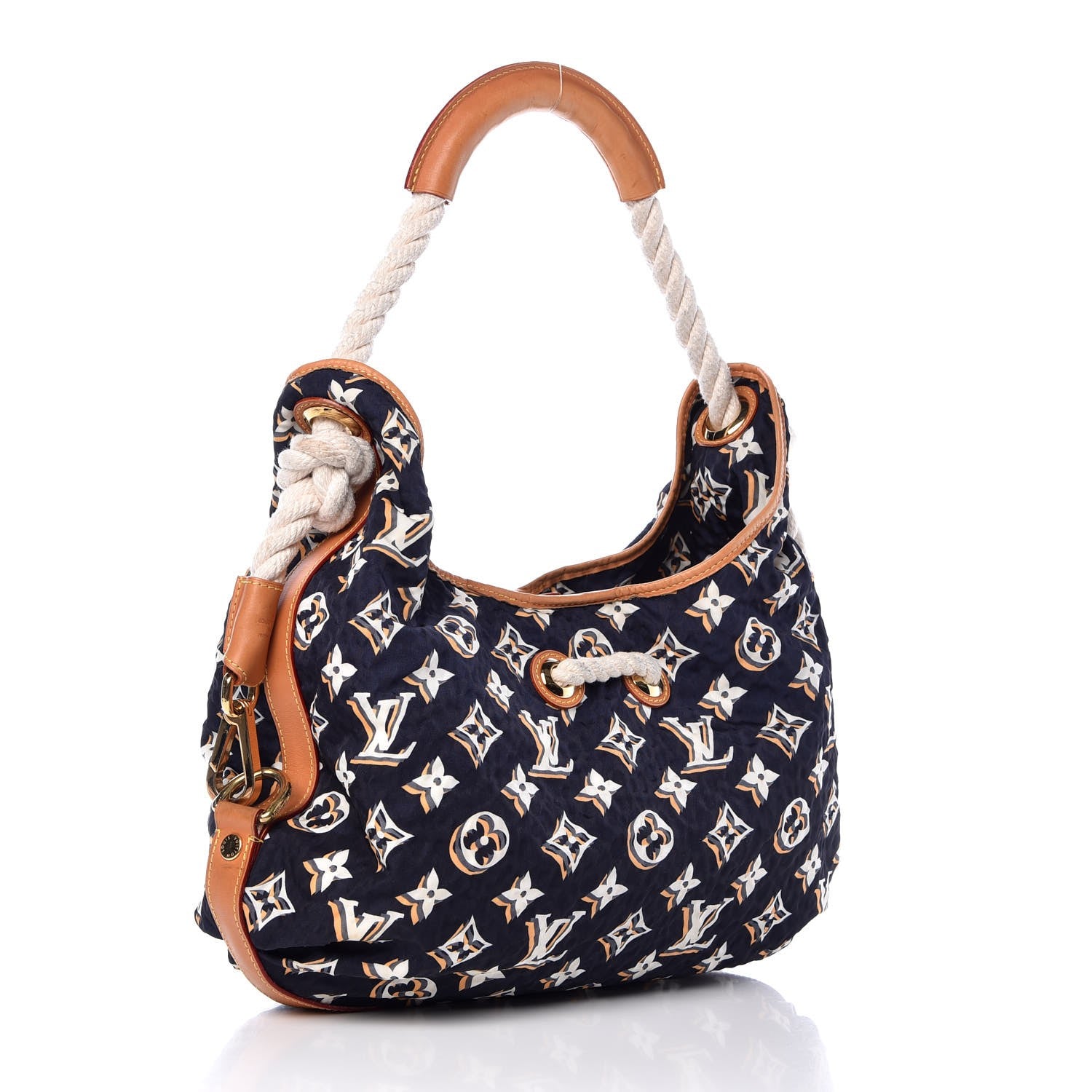 Louis Vuitton Canvas Monogram Cruise Bulles MM Navy 3 of 9