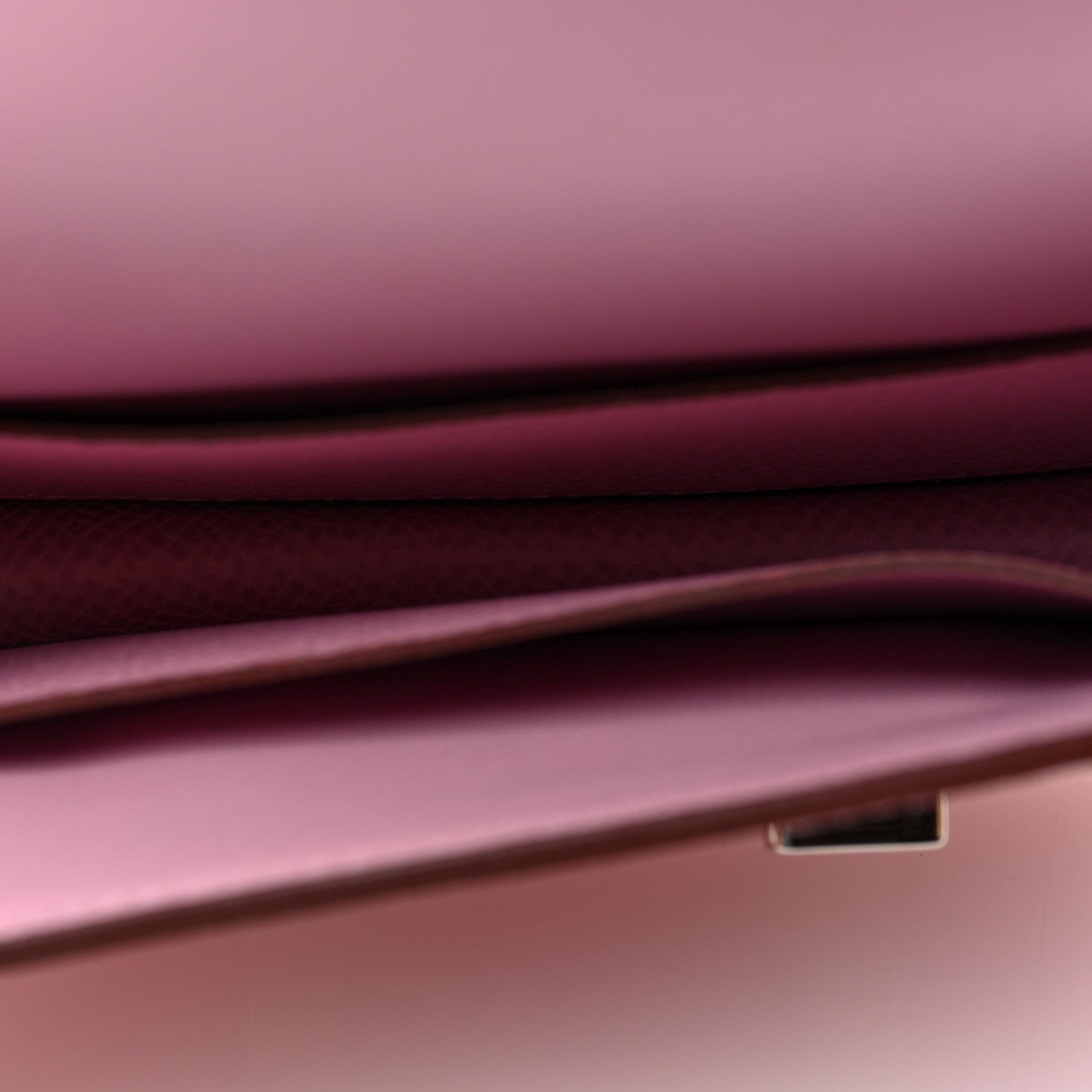 Hermes Epsom Constance Slim Wallet Mauve Sylvestre 6 of 8