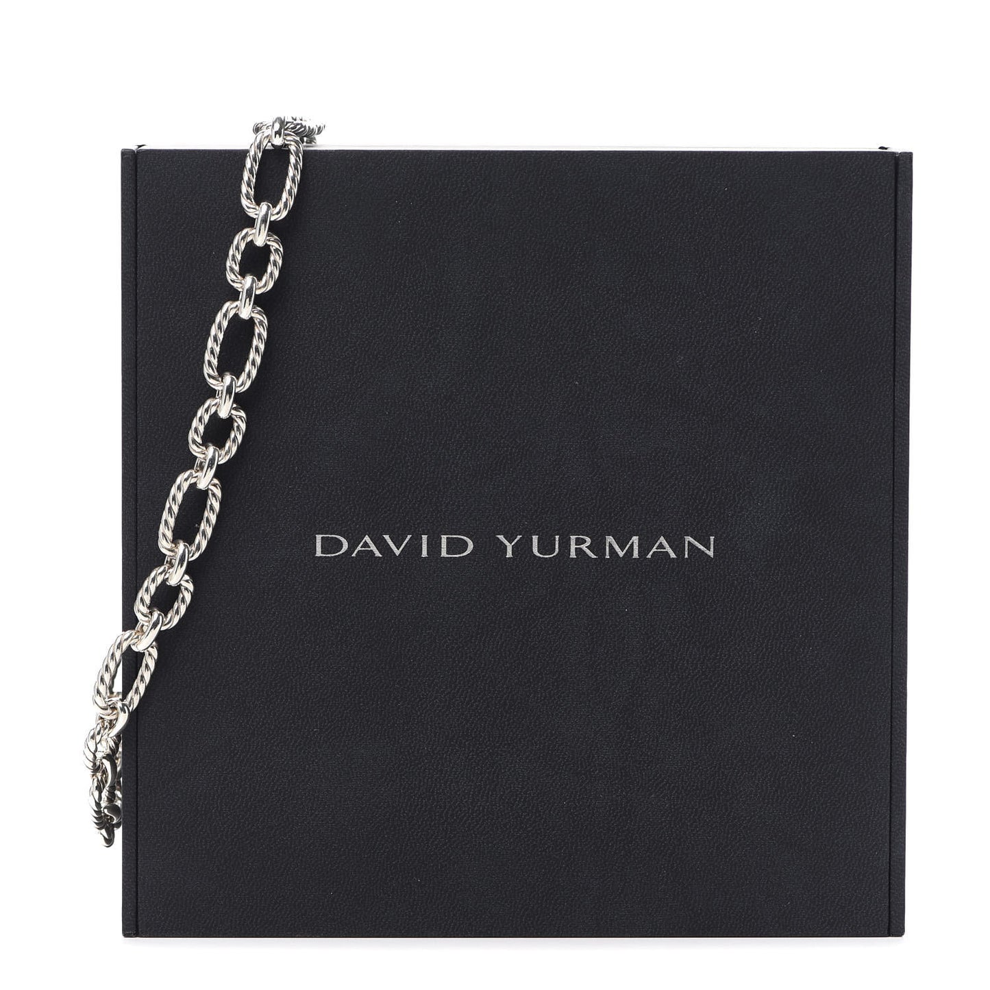 Sterling Silver 12.5mm Cushion Link Chain Necklace