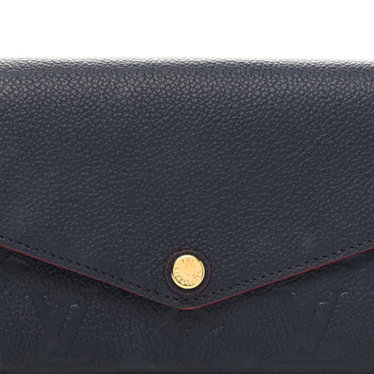 Louis Vuitton Empreinte Sarah Wallet NM Marine Rouge 7 of 7