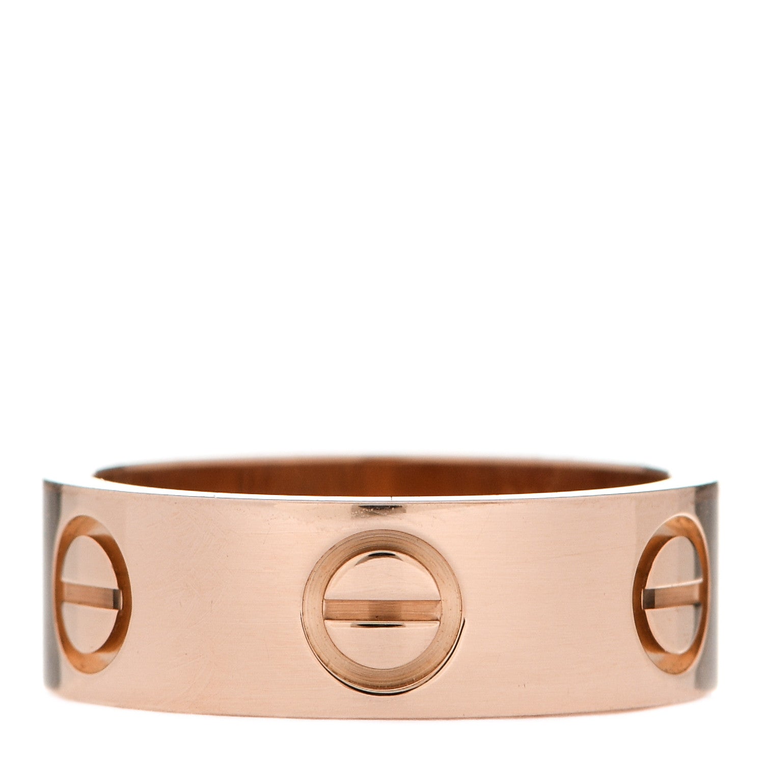 Cartier 18K Pink Gold 5.5mm LOVE Ring 46 3.75 1 of 7