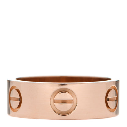 Cartier 18K Pink Gold 5.5mm LOVE Ring 46 3.75 1 of 7