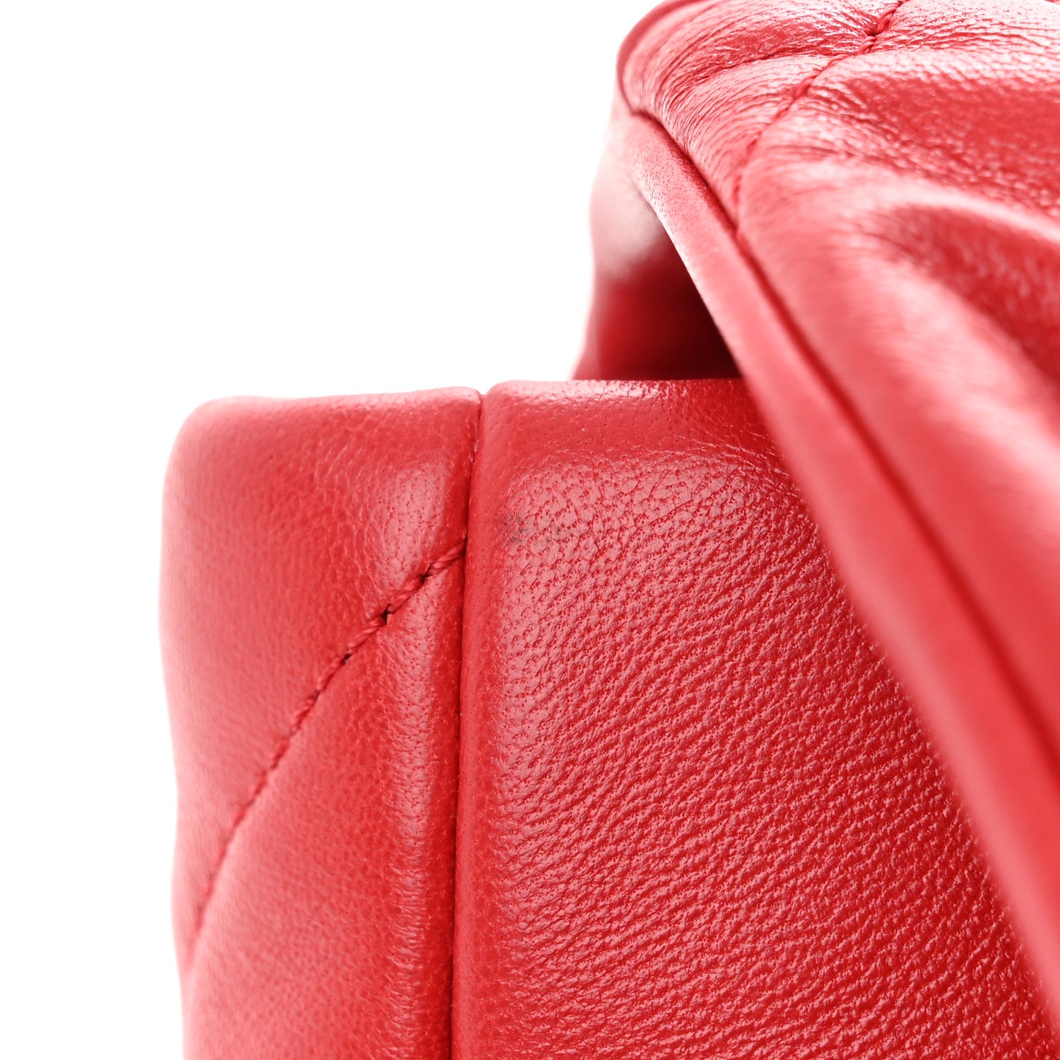 Chanel Goatskin Quilted Medium Chanel 19 Flap Red 12 of 12