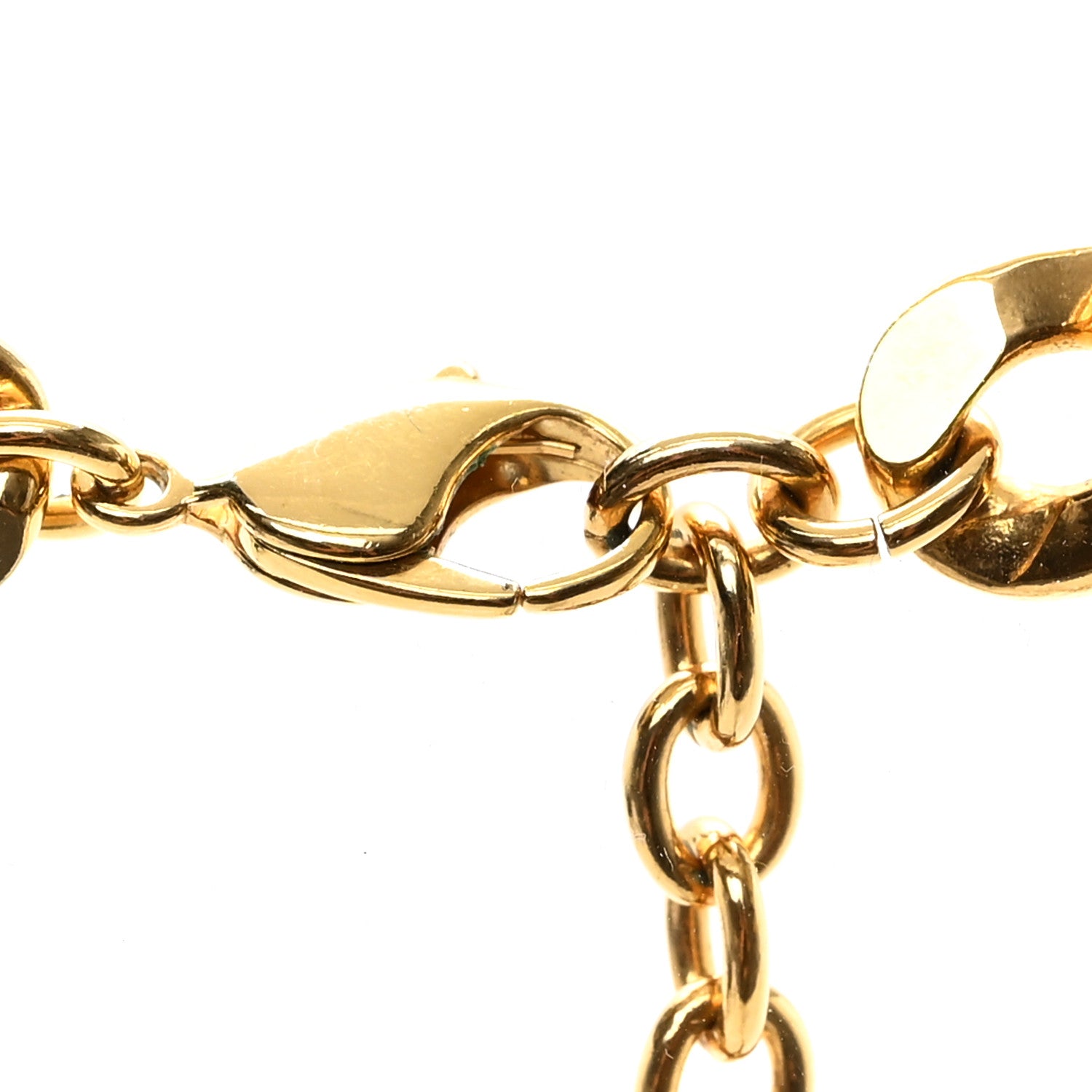 Christian Dior Metal CD Choker Necklace Gold 4 of 6