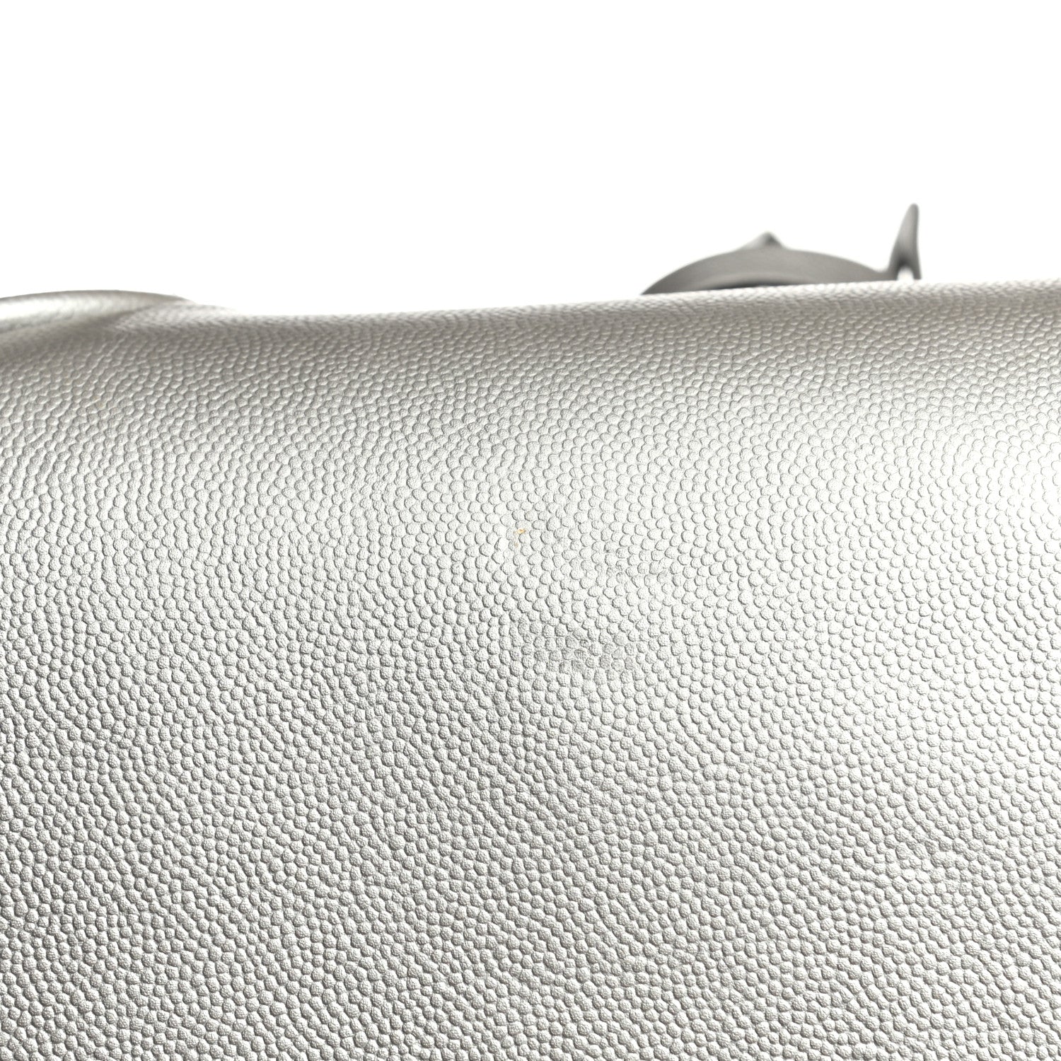 Chanel Metallic Caviar Quilted Coco Case Trolley Silver 9 of 13