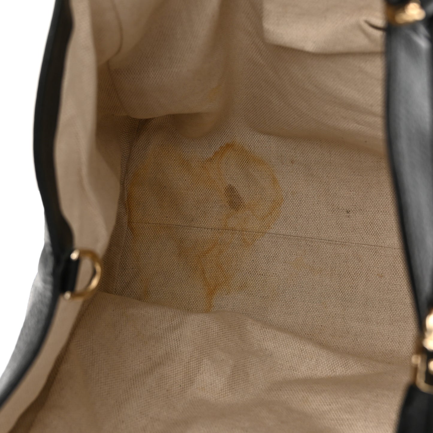 Pebbled Calfskin Large Soho Shoulder Bag Black