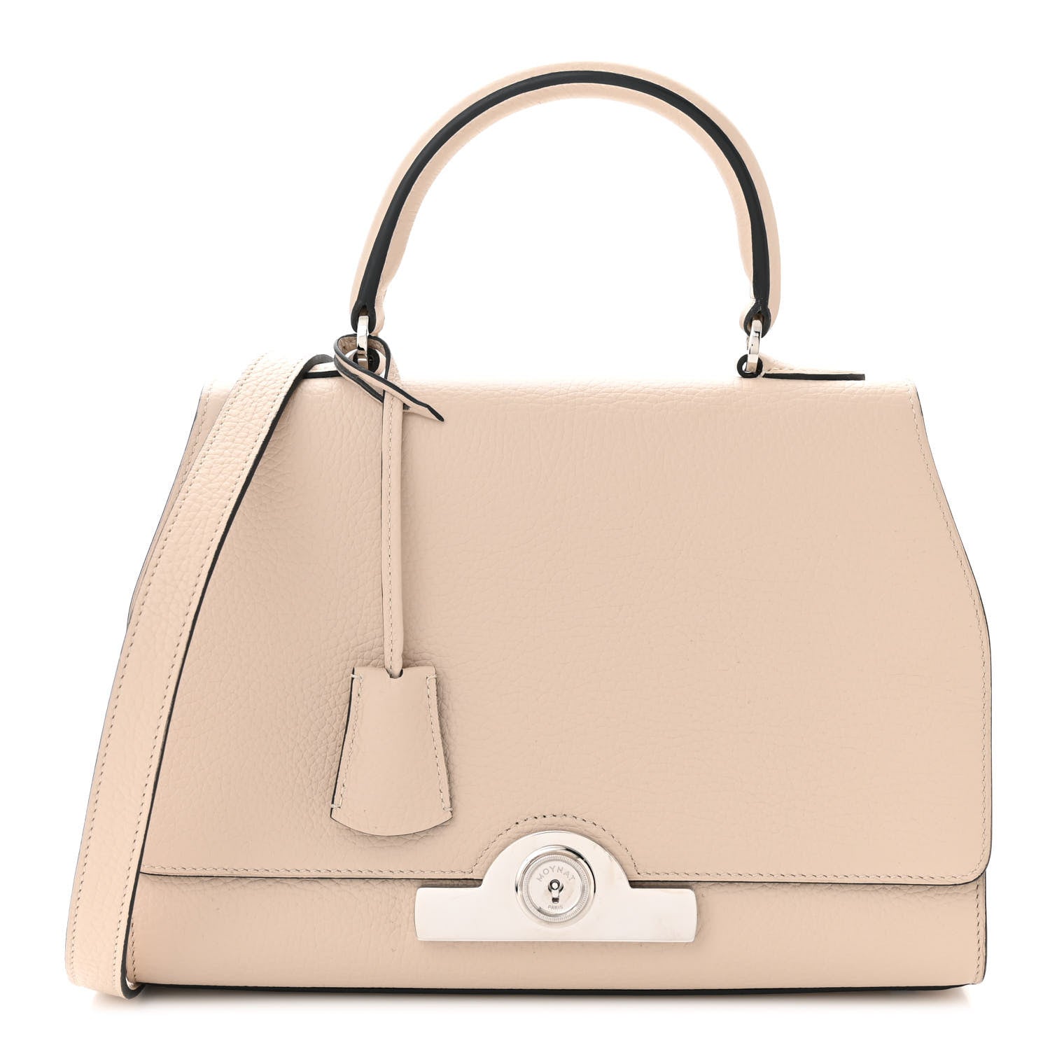 Moynat Taurillon Blush Rejane PM Tourterelle 1 of 12